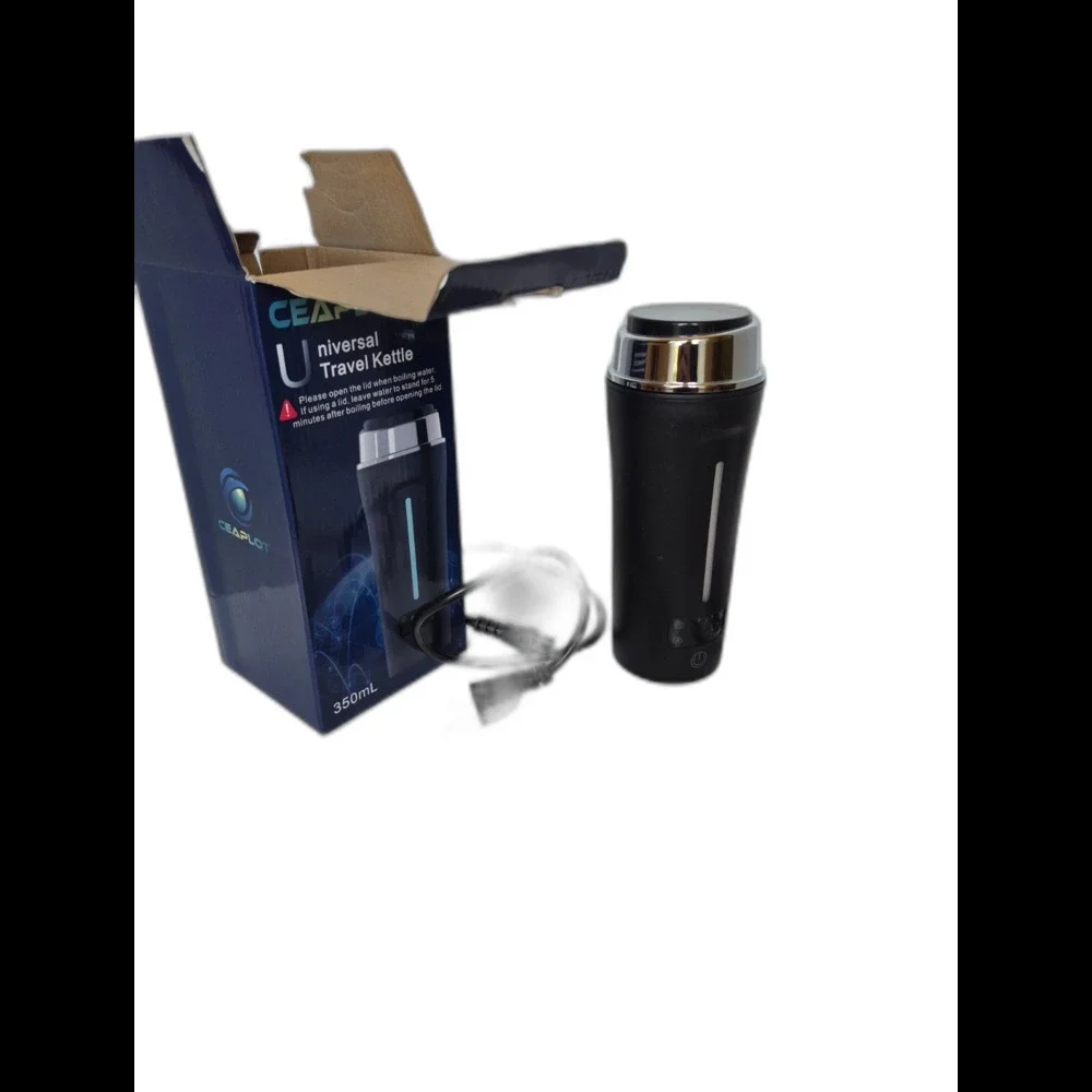 Ceaplot Portable Electric Travel Kettle Small Water Boiler Stainless Steel NWT